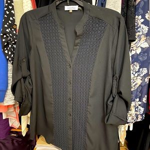 Calvin Klein black blouse